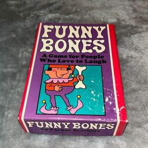Parker Brothers Funny Bones Vintage Card Game, 1968, *Complete*